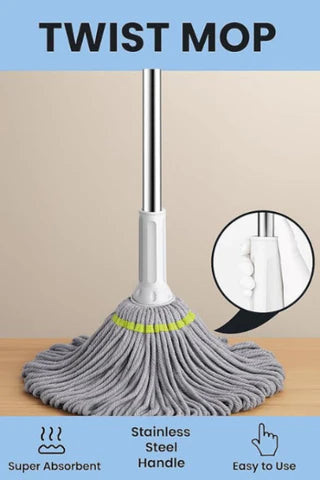 Self-twisting Water Rotating Mop